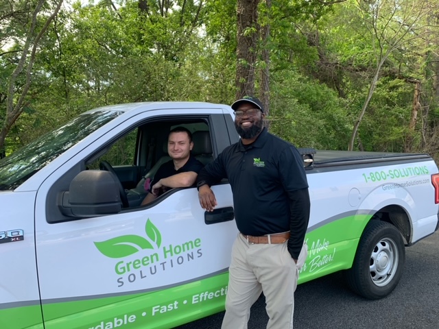 Birmingham AL Mold Remediation two men with a pickup truck