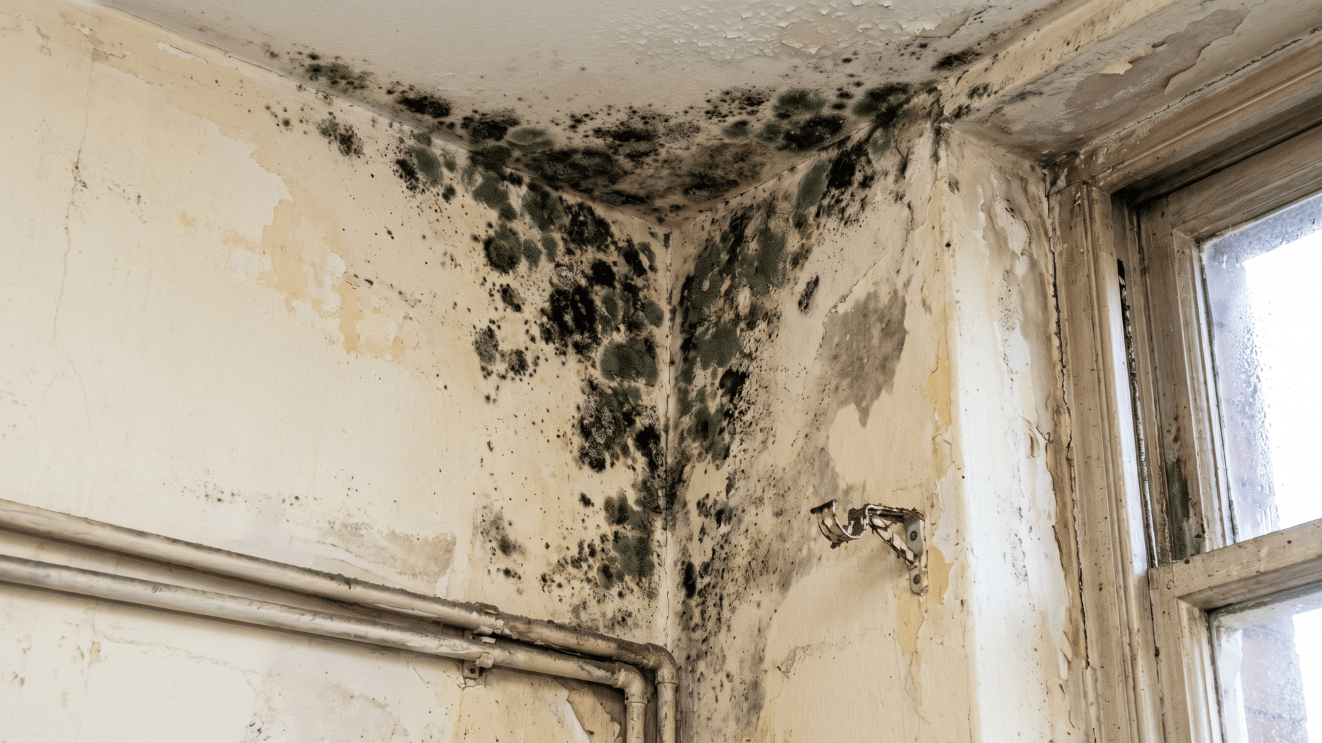 Mold in corner