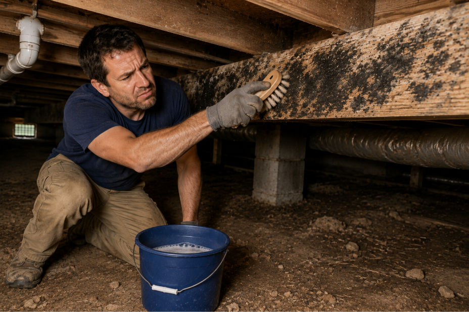 Can You Remove Crawl Space Mold Yourself?