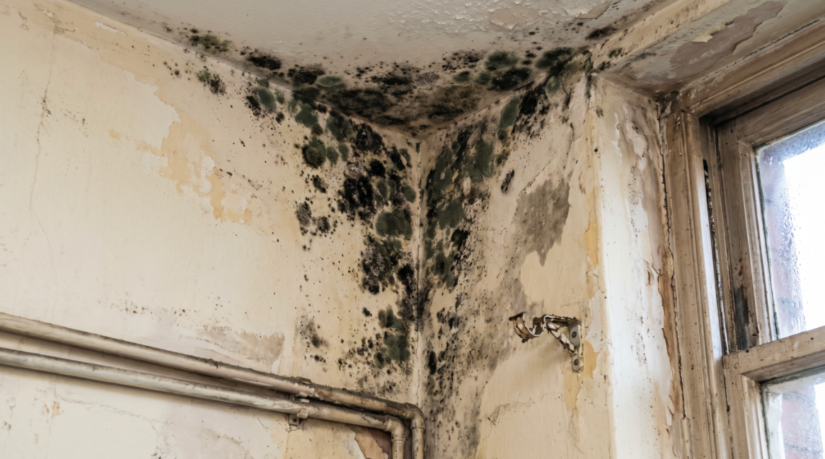 mold in corner