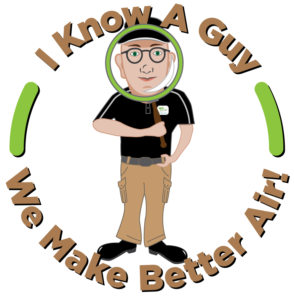 two men in Green Home Solutions uniform walk in front of their van while carrying equipment