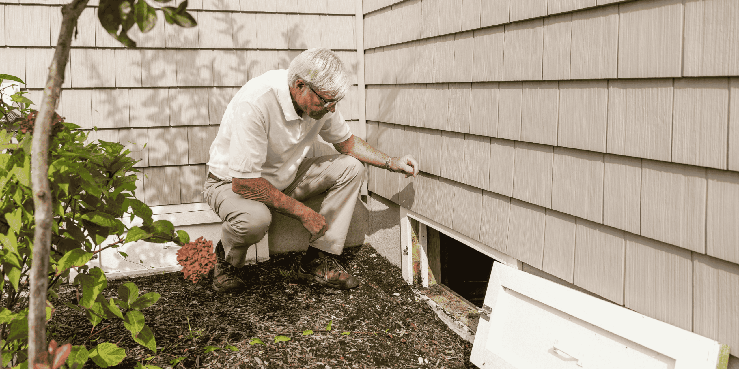 A home inspection, searching for hidden mold